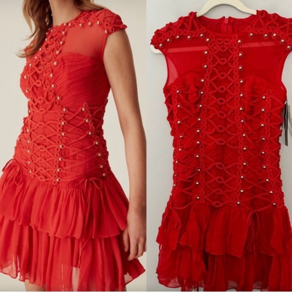 Beautiful red Thurley dress in size 4 (s)